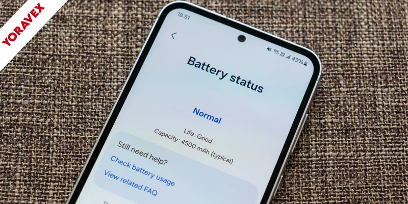 check battery health on android